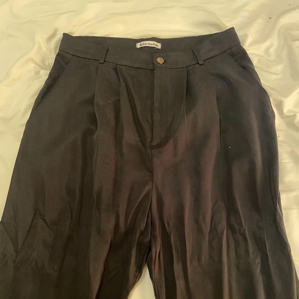 Reformation Black Mason Pant Size ~10